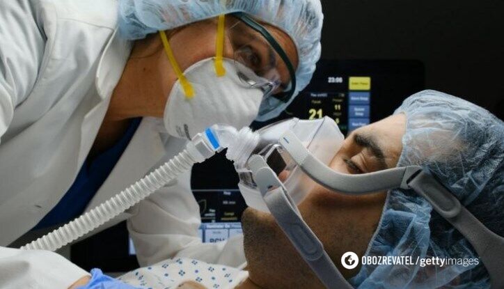 Пацієнтів із важким перебігом хвороби переводять на штучну вентиляцію легенів